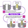 HaoTrade 10 Pieces Broken Screw Extractor Drill Bits, Damaged Screw