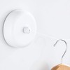 KUNGYO Extendable Washing Line - Wall Mounted Pull Out Stainless