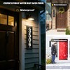 Reflective Address Plaque, Aluminum Address Sign, Vertical House Numbers for