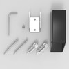 NINETREX Black Towel Hook SUS 304 Stainless Steel Modern Matte