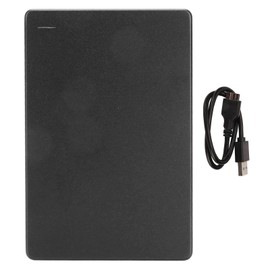 2.5in External Hard Drive Portable USB3.0 5Gbps High Speed Ultra Slim Metal External Hard Drive for Win for OS Black 2TB