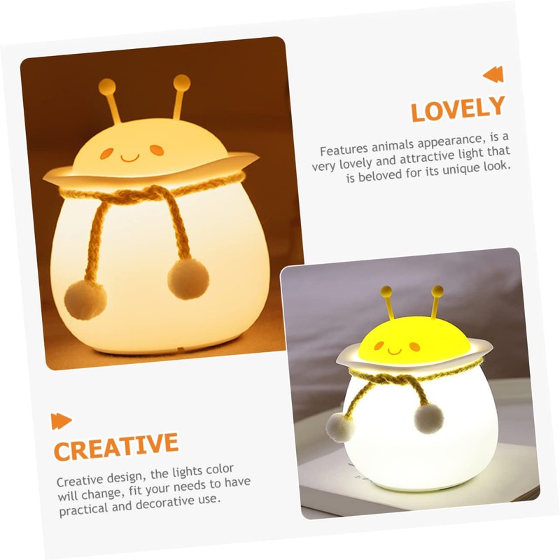 GRIRIW Pat Light Aesthetic Night Light Room Night Lamp Cartoon