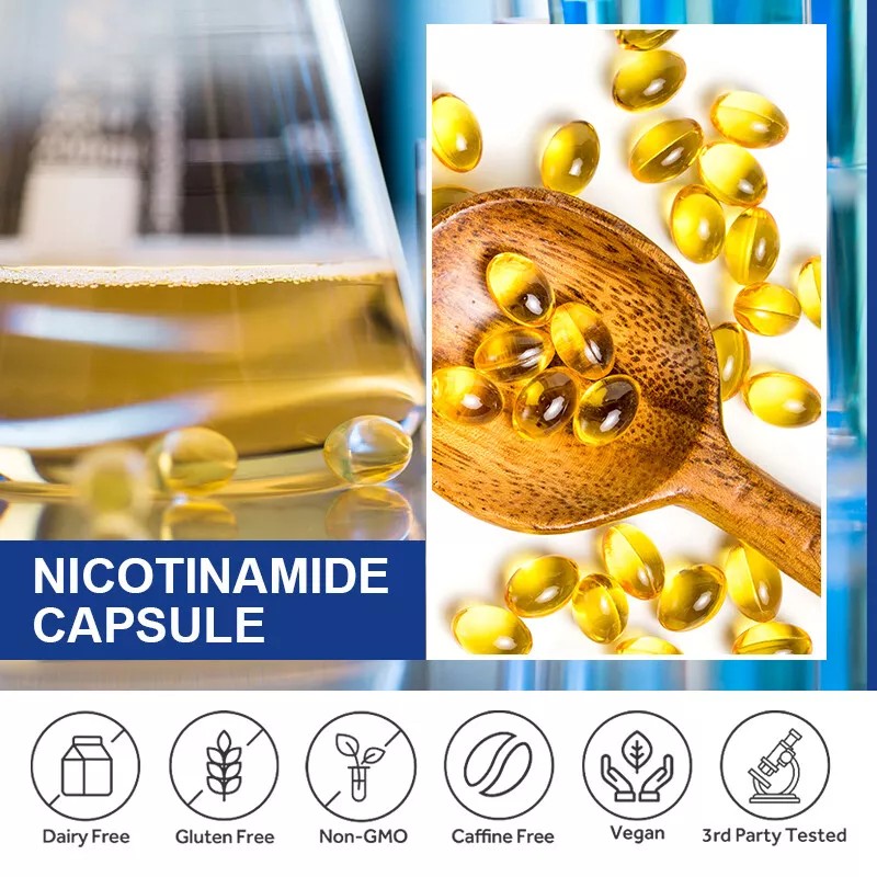 NAD Supplement - Nicotinamide 500mg Resveratrol 100mg - Anti-Aging 120