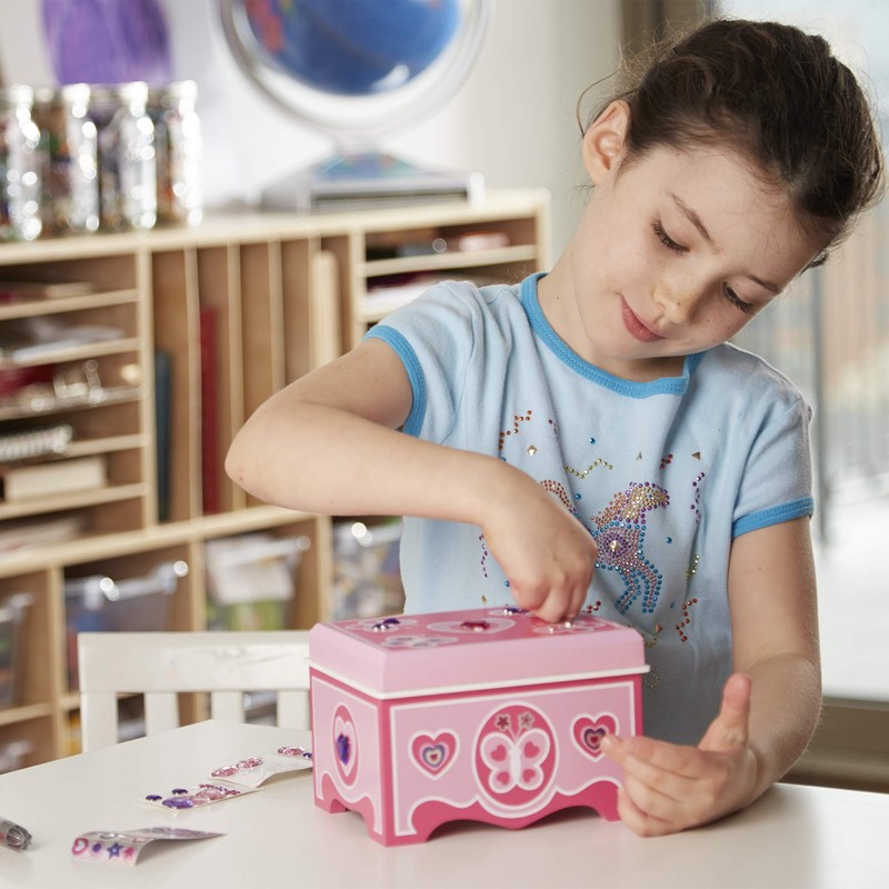 Melissa & Doug Created by Me! Jewelry Box Wooden Craft