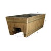 Classic Home and Garden 1073D-265R Jameson planters, 24" - Deck