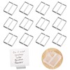12 Pieces Place Card Holders Acrylic Sign Holder Acrylic Name Place Cards Table Name Cards Acrylic Acrylic Sign Holders Acrylic Stand with Card Slot Acrylic Acrylic Stand Table Place Card Holder