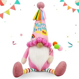 Lovinland Happy Birthday Gnome Unique Birthday Gifts for Women Best Friends Mom Mother Wife Grandma Daughter Her Girl Sister Fun Happy Birthday Gift Ideas 9