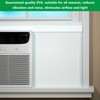 Window Air Conditioner,Side Insulated Foam Panel, Summer/Winter Heat and Draft