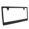 License Plate Frame, Plain, Matte, Black, DIY Original Product, For