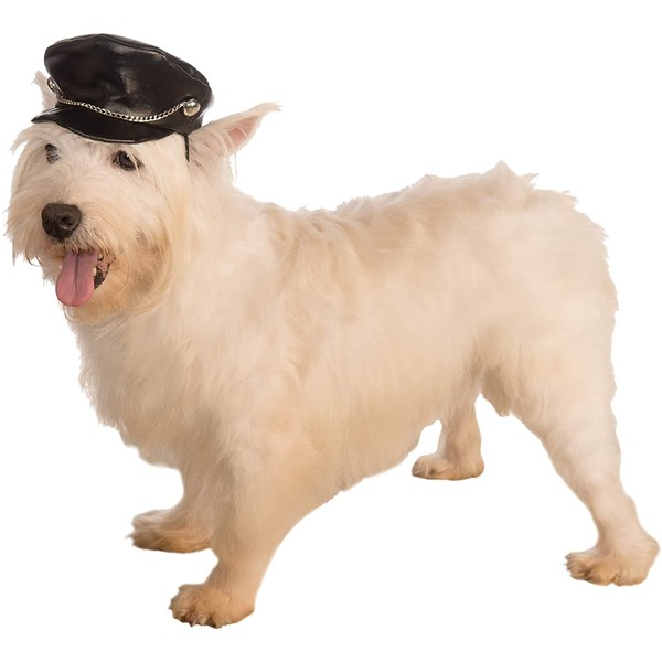 Rubie's Biker Hat Pet Costume Accessory, Medium to Large