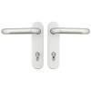 Domoferm 601040000 Latch Furniture on Short Plate with Insert and
