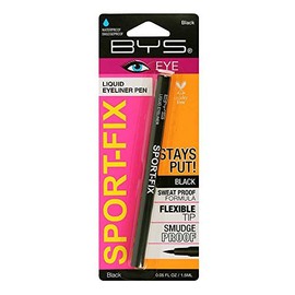 BYS Sport Fix Liquid Eyeliner Pen, Black