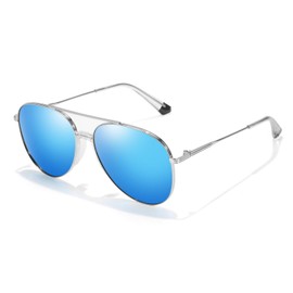 SODQW Tangle Free Aviator Sunglasses for Women Men Polarized Sun Glasses With UV Protection 2025 Fasion Trendy Shades