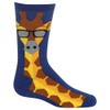 HOTSOX Kids Giraffe Socks 1 Pair, Blue, Kids S/M
