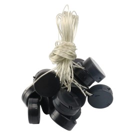 BestTong Wire Lead Type 3V CR2032 Coin Cell Button Plastic Battery Holder Case with On/Off Switch Pack of 15