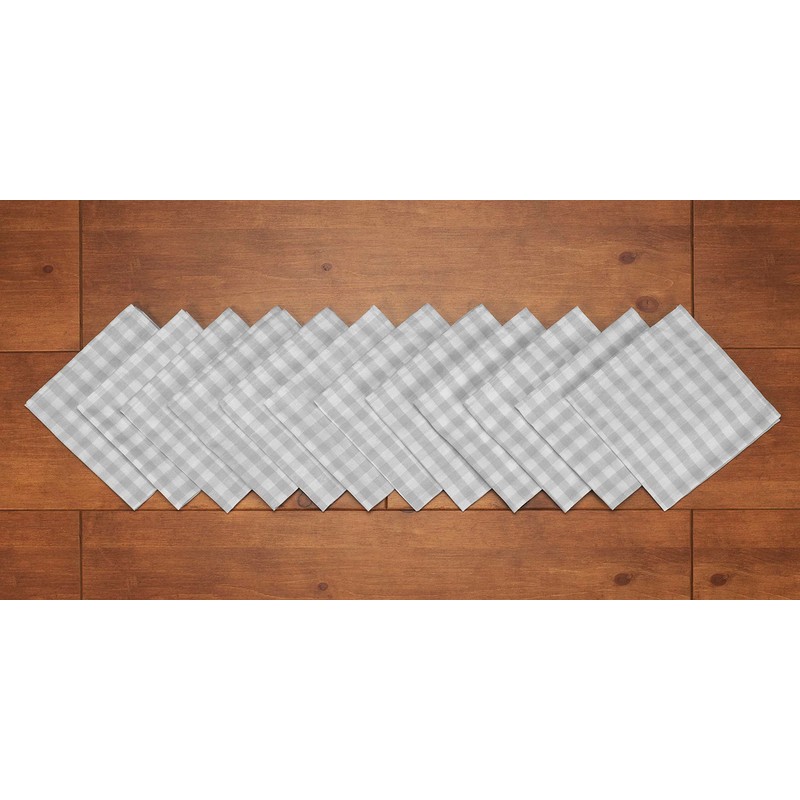 LAN&LAN - Rectangular Check Tablecloth, Table Cloth for Indoor and