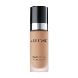 Malu Wilz Velvet Touch Foundation Very Deep Honey 30ml I Skincare Creme Make up für makellosen Teint I Kaschiert Unebenheiten, Augenringe, Fältchen