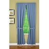 Today's Curtain, Orleans Scallop Curtain, Blue 84" Panel Pair and