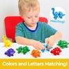 ABC Letters Matching Dinosaur Toys, Double-Sided Alphabet Learning Toy Birthday