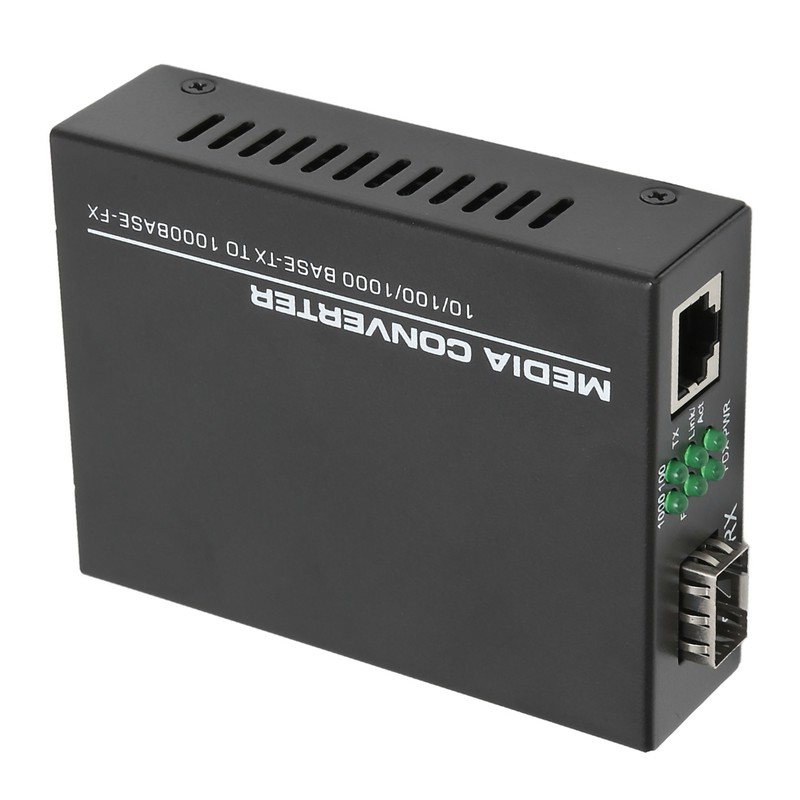 Media Converter Gigabit SFP to RJ45 10 100 1000Base TX