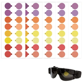 80-Pack 20mm Translucent Dot Patches for Shooting Glasses,Magic Dot for Shooting Glasses Blinders,Improve Accuracy Stickers for Hunting & Shooting