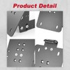 Xitomer Universal Side License Plate Holder Motorcycle License Plate Bracket