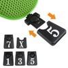 Andux 4pcs/Set Golf 460cc Driver Fairway Wood Club Head Covers