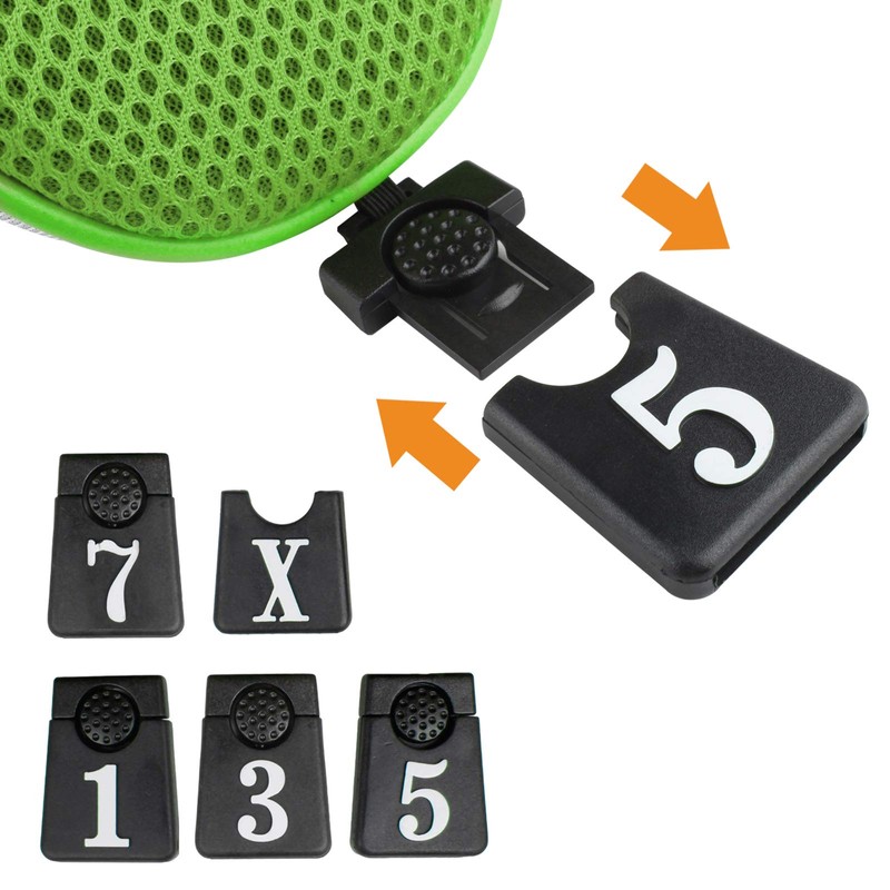 Andux 4pcs/Set Golf 460cc Driver Fairway Wood Club Head Covers