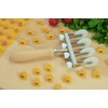 Tagliapasta.com Adjustable Dough Cutter with 4 Smooth Pom blades 990230