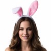 Women’s Cute Rabbit Ears Headband, Soft Plush Bunny Hairband, Christmas