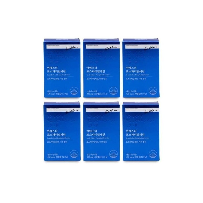 에스더포뮬러 [셀러허브 식품] 에스더포뮬러 여에스더 포스파티딜세린 430mg x 30캡슐 X