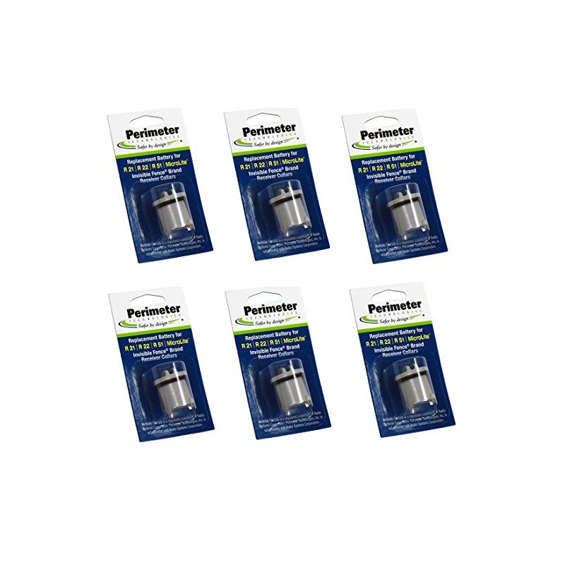 Perimeter Technologies Six Pack Dog Fence Batteries for Invisible Fence