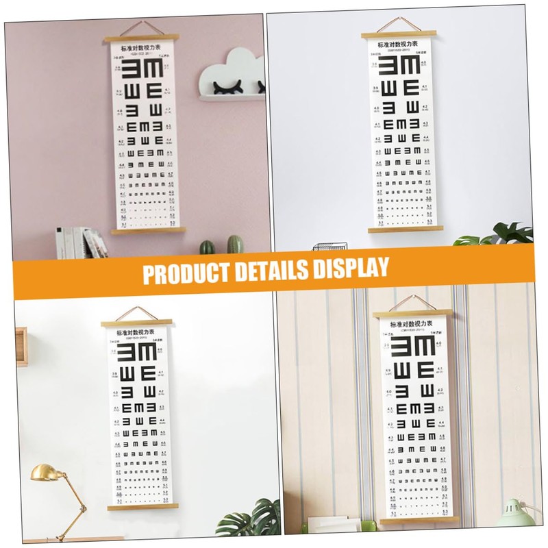 CHILDWEET Wall Eye Chart Boys and Girls Eye Testing Visual