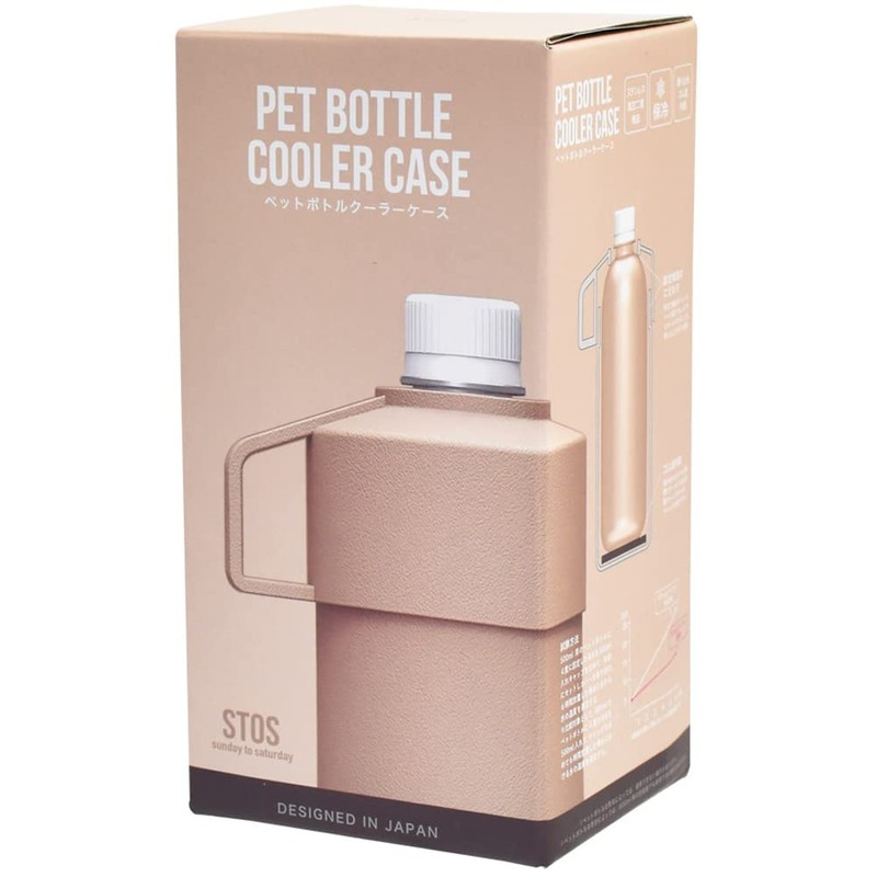 Ijinsha PET Bottle Cooler Case Beige STOS