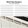 10 Pack 5inch Vertical Blind Clips Top Hangers to Fit
