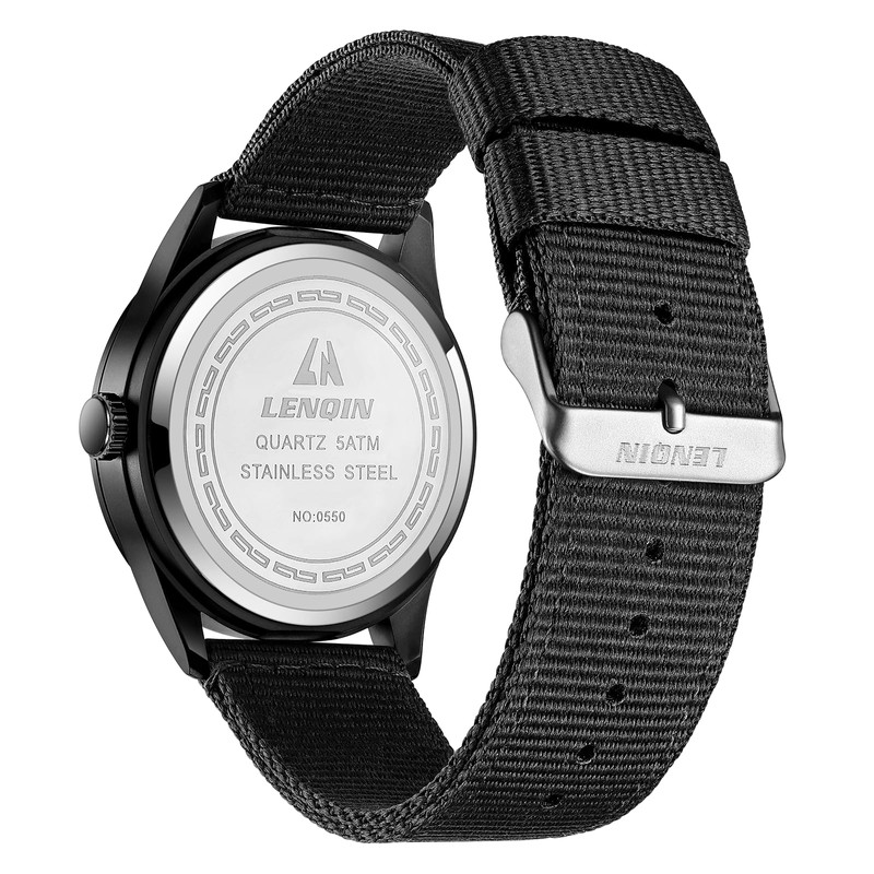 LN LENQIN Mens Watches Military Watch Field Watch Analog Quartz