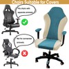 Lavish Cover Velvet Stretchable Gaming Chair Cover, Washable, Anti-Scratch Slipcover