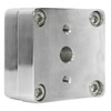 Rockville MAC360C (2) 360-Degree Swivel Tower/Surface Mount Clamps, Marine-Grade Aluminum,