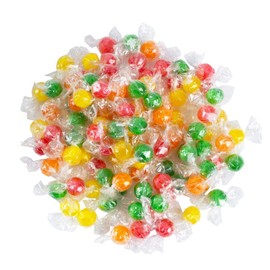 Colombina Sour Balls | Bulk Hard Candy Wrapped |Assorted Candies | Fruit Sour Balls | Assorted Strawberry Orange Lemon Cherry Green Apple Candy-THE NILE SWEETS (2LB)