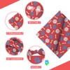 liboom - Baseball Dog Bandana Washable Pets Scarf Triangle Adjustable