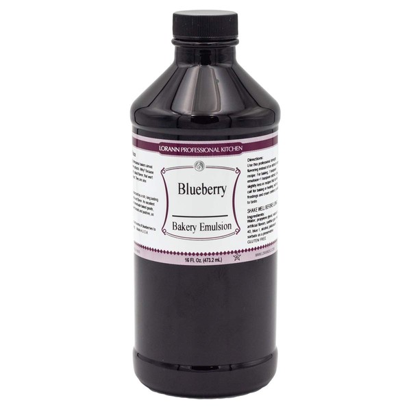 LorAnn Blueberry Bakery Emulsion, 16 ounce bottle