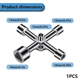Triangular Key, Triangular Key, Wheelie Bin, Triangular Key for Barrier Posts, 4 Sided Keys, 5-in-1 Control Cabinet Key, Triangle Key, for Barrier Posts, Electric Water Gas Meter Box