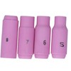 16 Pcs Welding Torch Accessories Ceramic Nozzle Pressure Cap Collets
