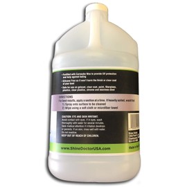 Shine Doctor Marine Boat Cleaner 128 oz.(Gallon Refill) Cleans Interior & Exterior with UV Protection! Vinyl - Metal - Glass - Plastic - Fiberglass - Gelcoat