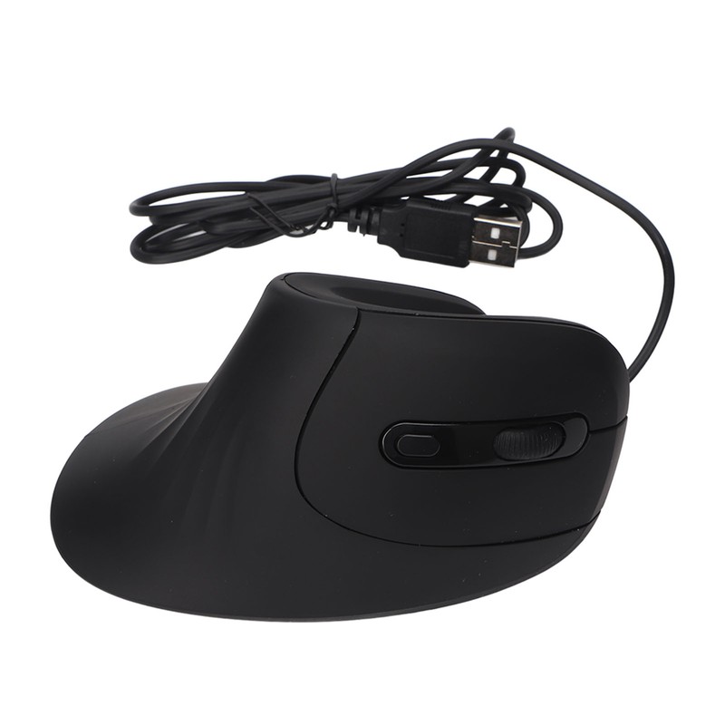Wired Vertical Mouse 6 Buttons 800‑1200‑2400‑3200 DPI USB Wired Vertical