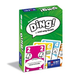 HUCH! DING! | Card Game | Family Game | Travel Game | Known Game Principle | From 8 Years | for 2 to 7 Players