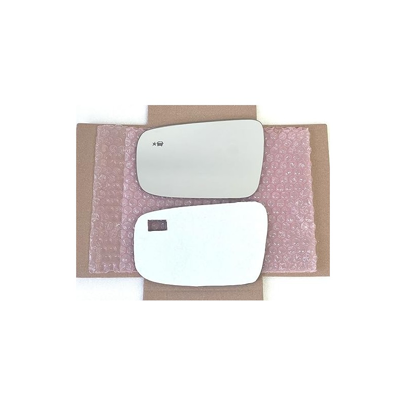 Replacement Blind Spot Mirror Glass with Full Size Adhesive for