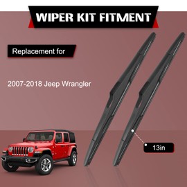 OTUAYAUTO - Limpiaparabrisas trasero de repuesto para Jeep Wrangler JK 07-18, limpiaparabrisas trasero de 13 pulgadas, OEM # 68002490AB