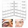 Guapa Eyebrow Ruler Stencils Easy Mapping Shaping Sticker Stencil Microblading