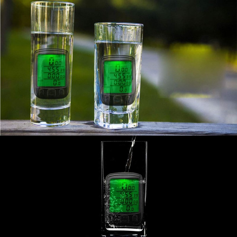 Wired Bicycle Computer Multifunction LCD Display Bike Speedometer Bicycle Odometer